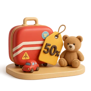 Детям от 5-9  лет скидка
